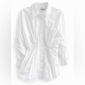 “L’Academie White Shirt Mini Dress | Revolve Brand